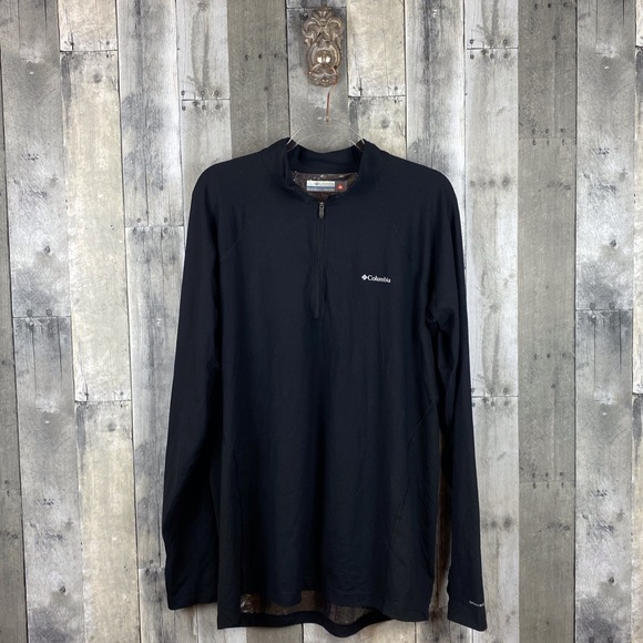 Columbia Omni Heat Black Zip Pullover Size XXL - Picture 2 of 13